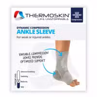 Thermoskin Dynamic Compression Ankle Sleeve Small to Medium