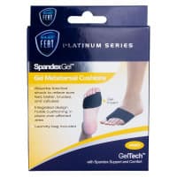 Neat Feat Spandex Gel Metatarsal Cushion Pads Large