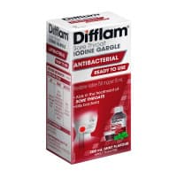 Difflam Ready to Use Sore Throat Gargle with Iodine 200mL