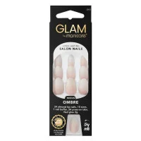 Manicare Glam Press On Nails Medium Almond Fashion Kit