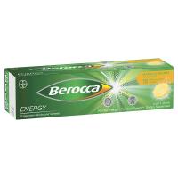Berocca Energy Vitamin B and C Mango and Orange Flavour Effervescent Tablets 15 Pack