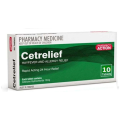 Pharmacy Action Cetrelief 10mg 10 Tablets