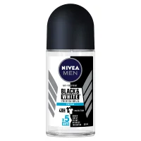 Nivea Men Black and White Invisible Fresh Anti perspirant Roll On Deodorant 50ml