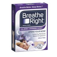 Breathe Right Nasal Strips Calming Lavender 26 Pack