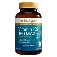 Herbs of Gold Vitamin K2 180 MAX 60 Capsules