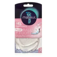 Maseur Footcare Gel Ball of Foot Cushions Maxi Twin
