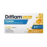 Difflam Soothing Cough Plus Sore Throat Plus Blocked Nose 16