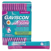 Gaviscon Dual Action Liquid Peppermint Sachet 10ml x 24