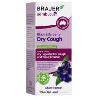 Brauer Black Elderberry Dry Cough 200ml