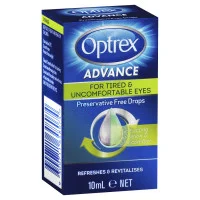 Optrex Advance For Tired Preservative Free Eye Drops 10ml