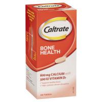 Caltrate 600 mg with 500IU Vitamin D 100 Tablets