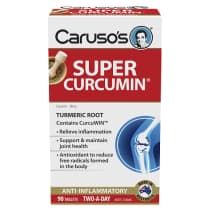 Carusos Super Curcumin 90 Tablets