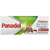 Panadol Chewable Children 3+ Years 24 Tablets