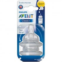 Avent Anti-colic Newborn Teat 0m+ 2 Pack