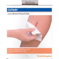 Cutilin 76300 Low Adherent Wound Pads 10X10cm 5 Pack
