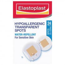 Elastoplast Hypoallergenic Transparent Spots 24 Pack