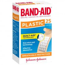 Band-Aid Plastic Adhesive Strips 25 Pack