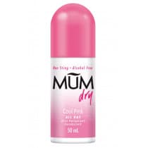 Mum Dry Cool Pink All Day Roll On Dedorant 50ml
