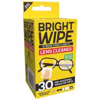Bright Wipe Streak Clarity Cleaning Towelettes 30 Packs