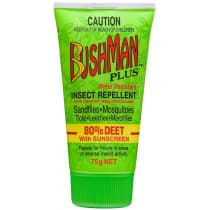 Bushman Plus Water Resistant Insect Repellent Gel With Sunscreen 75g