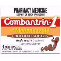 Combantrin 1 4 Chocolate Squares