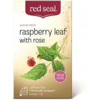 Red Seal Raspberry Leaf Tea with Rose 35g 20 Teabags