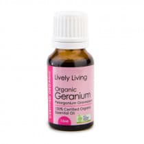 Lively Living Essential Oil Organic Geranium 15ml