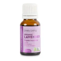 Lively Living Essential Oil Organic Lavender 15ml
