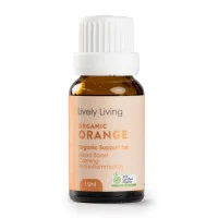 Lively Living Essential Oil Organic Orange 15ml
