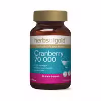 Herbs of Gold Cranberry 70000 50 Tablets
