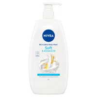 NIVEA Rich Moisture Creme Soft with Almond Oil Body Wash 1L