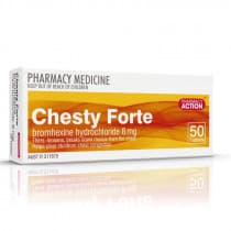 Pharmacy Action Chesty Forte 50 Tablets
