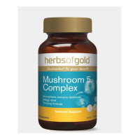 Herbs of Gold Mushroom 5 Complex 60 Capsules