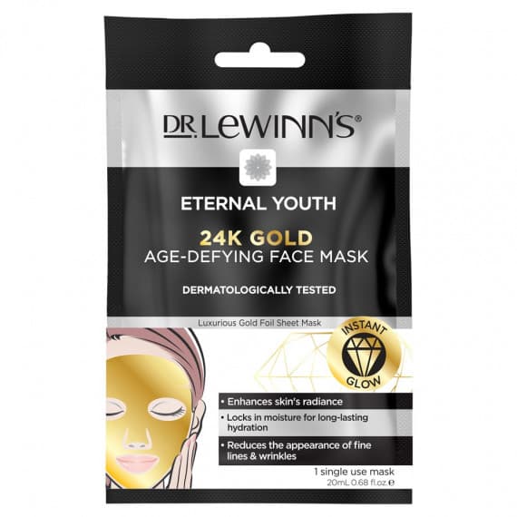 Dr. LeWinn's Eternal Youth 24K Gold Face Mask - Anti-Ageing Hydration | Chemist Australia