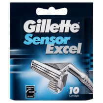 Gillette Sensor Excel Razor Blades 10 Cartridges