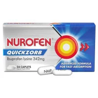 Nurofen Quickzorb Ibuprofen Lysine 342mg 24 Caplets