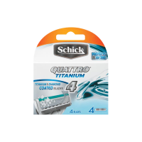 Schick Quattro Titanium Refills 4 Pack