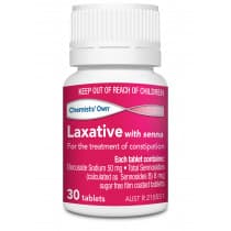 Chemists Own Laxative with Senna 30 Tablets