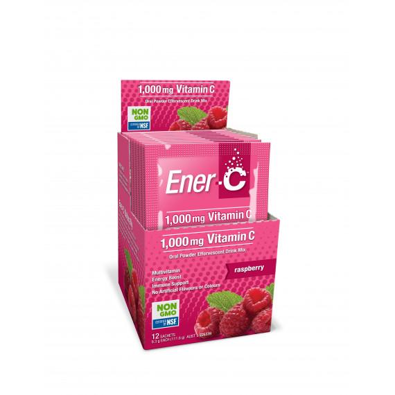 Buy Ener C Oral Powder Effervescent Drink Mix Raspberry 9.5g 12 Pack Online Chemist Australia