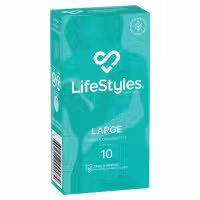 LifeStyles Large Condoms 10 Pack