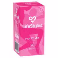 LifeStyles Party Mix Condoms 20 Pack