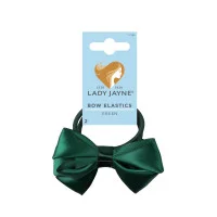 Lady Jayne Bow Elastics Green 2 Pack