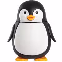 Piksters Bathroom Buddies Toothbrush Holder Penguin