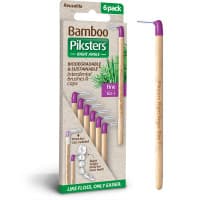 Piksters Bamboo Right Angle Interdental Brush Size 1 6 Pack