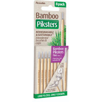 Piksters Bamboo Straight Interdental Brush Size 1 8 Pack