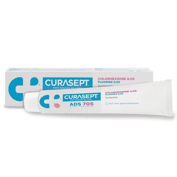 Curasept ADS 705 Chlorhexidine 0.05 Percent Gel Toothpaste 75ml