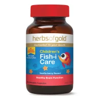 Herbs of Gold Childrens Fish i Care 60 Capsules