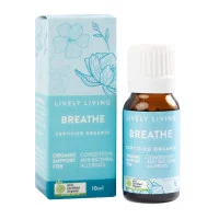 Lively Living Essential Oil Blend Certified Organic Breathe 10ml