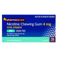 Pharmacy Care Nicotine Gum 4mg Mint 96 Pack