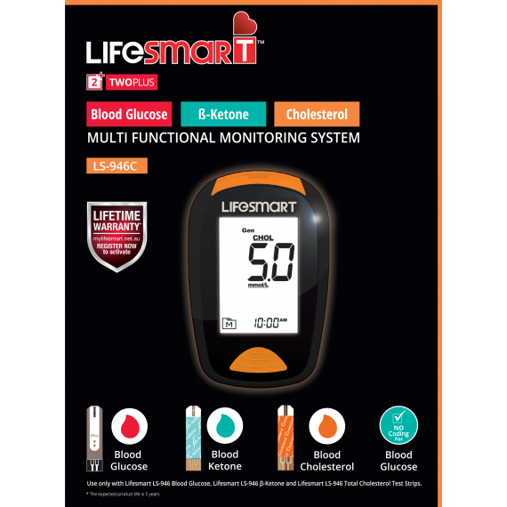 LifeSmart Cholesterol Multi Meter. Device Only.